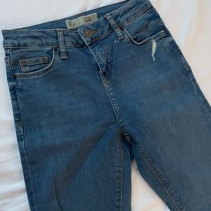 topshop jamie jeans L28W26 brand new mid blue
